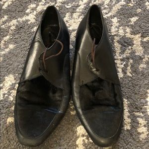 Aldo fur toe dress shoes